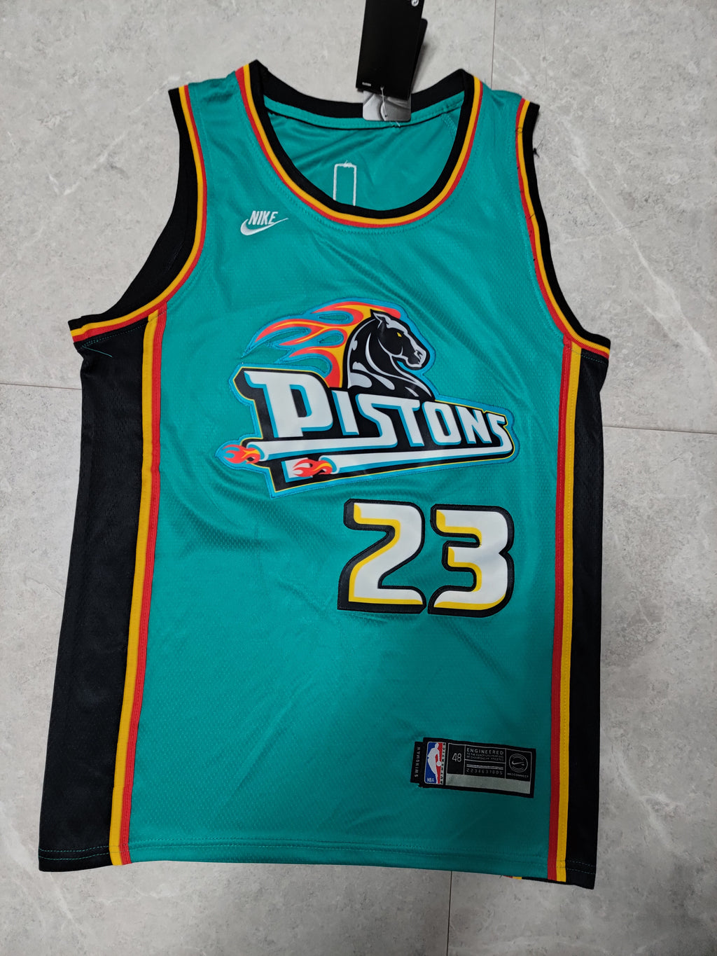 22-23 NBA Detroit Pistons #23 Jaden Ivey Green Jersey