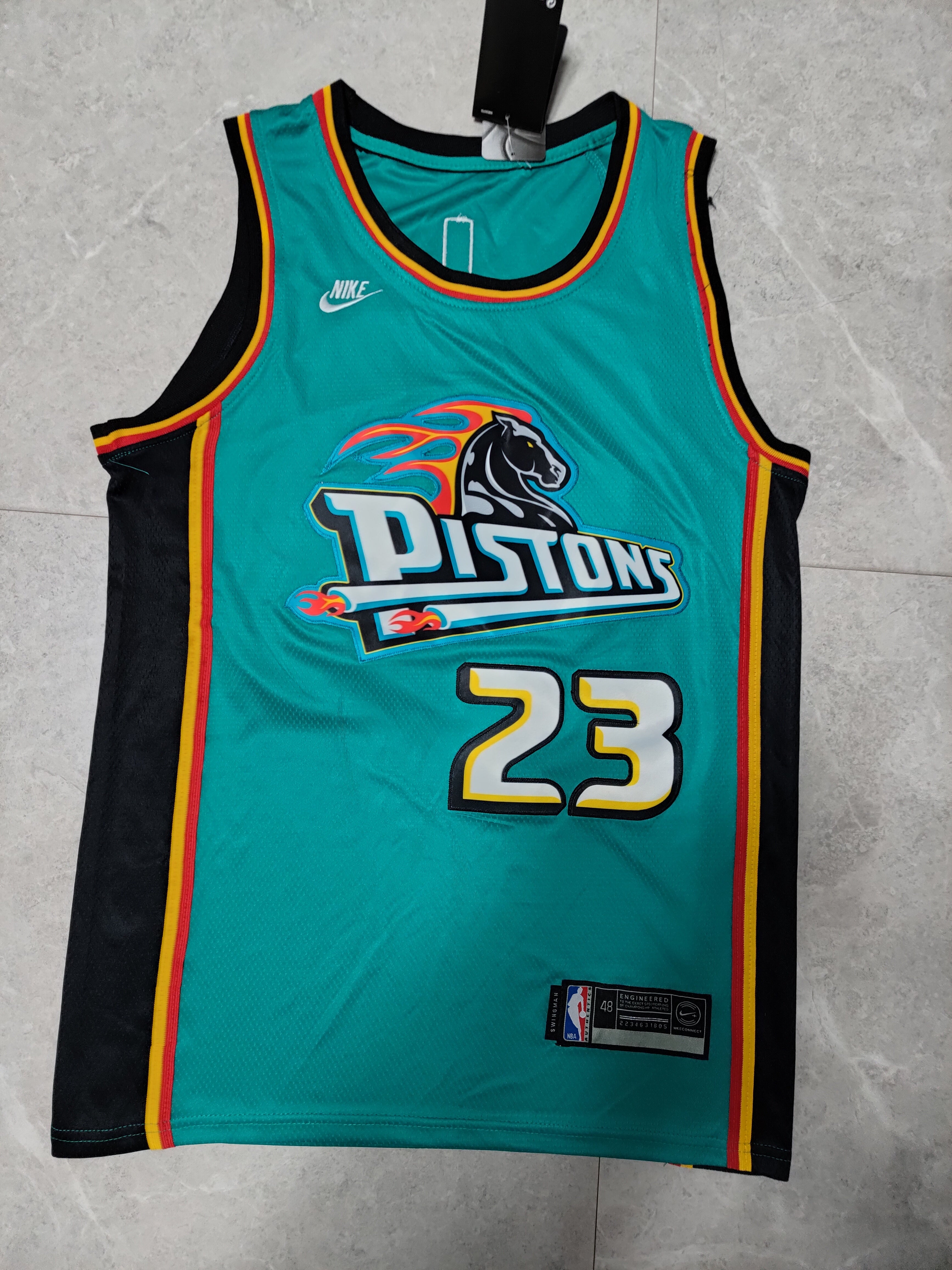 22-23 NBA Detroit Pistons #23 Jaden Ivey Green Jersey