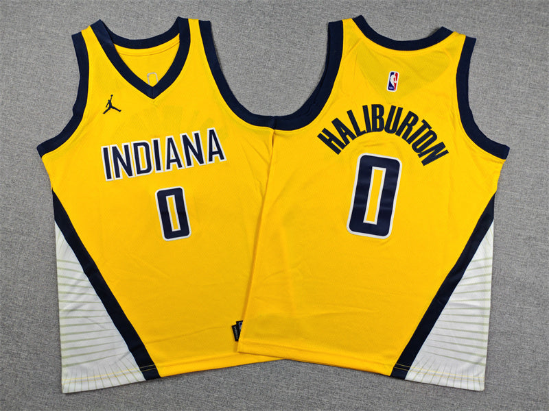 Kids 2025 Pacers #0 City Edition Pocket Basketball Shorts