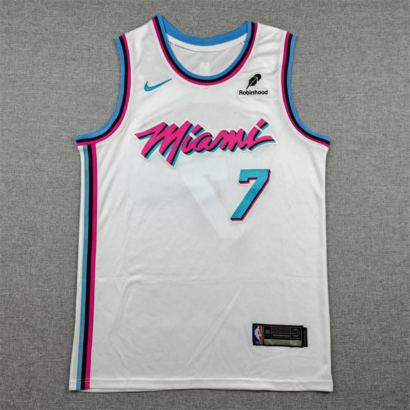 Heat #7 Vice City Edition White Jersey