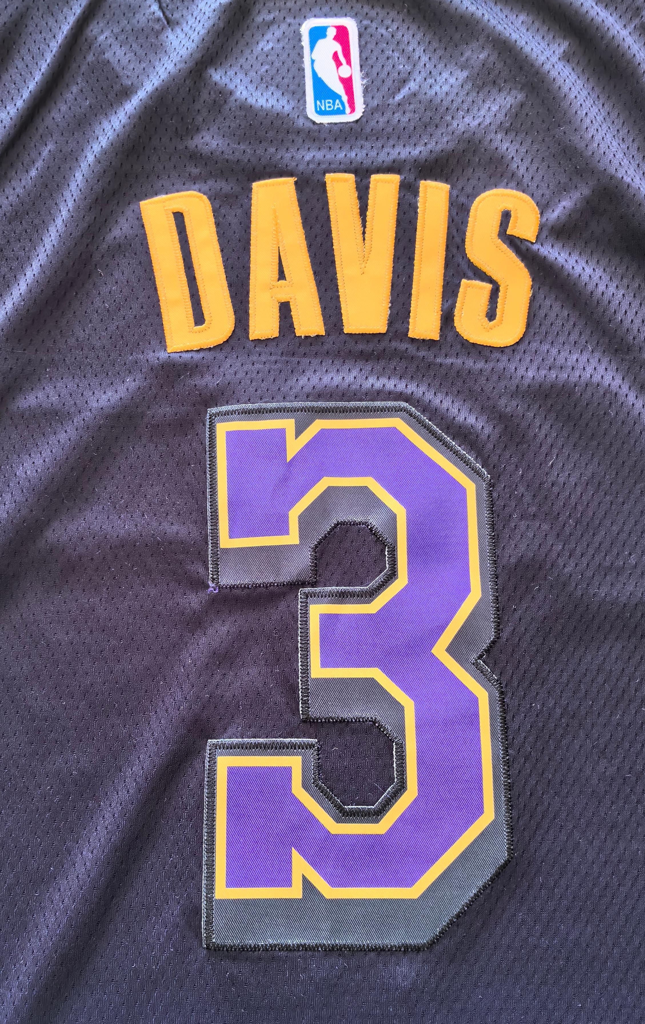 24-25 NBA Los Angeles Lakers #3 Anthony Davis City Edition Gradient Purple Jersey
