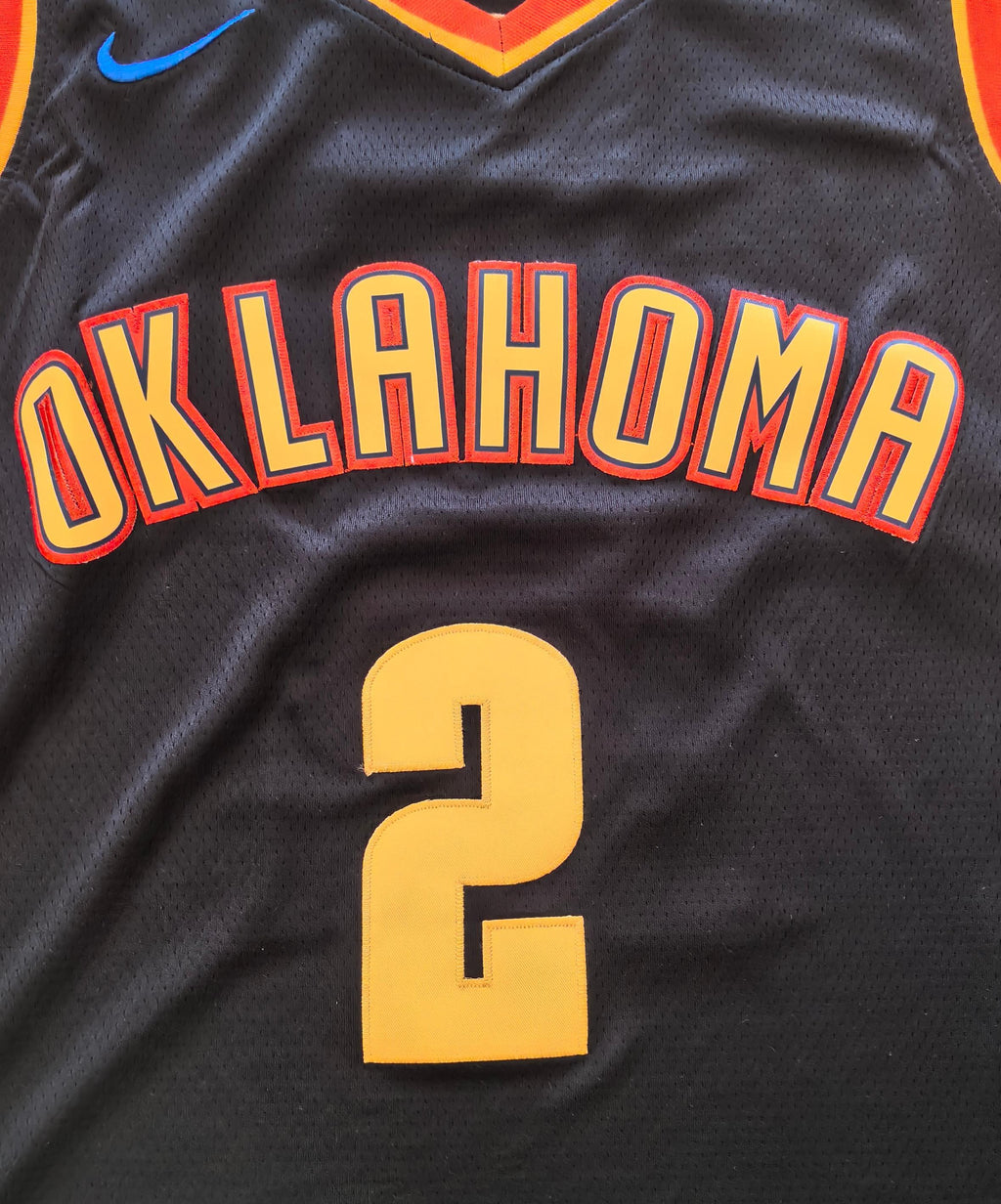 24-25 NBA Oklahoma City Thunder #2 Shai Gilgeous-Alexander City Edition Gray Jersey
