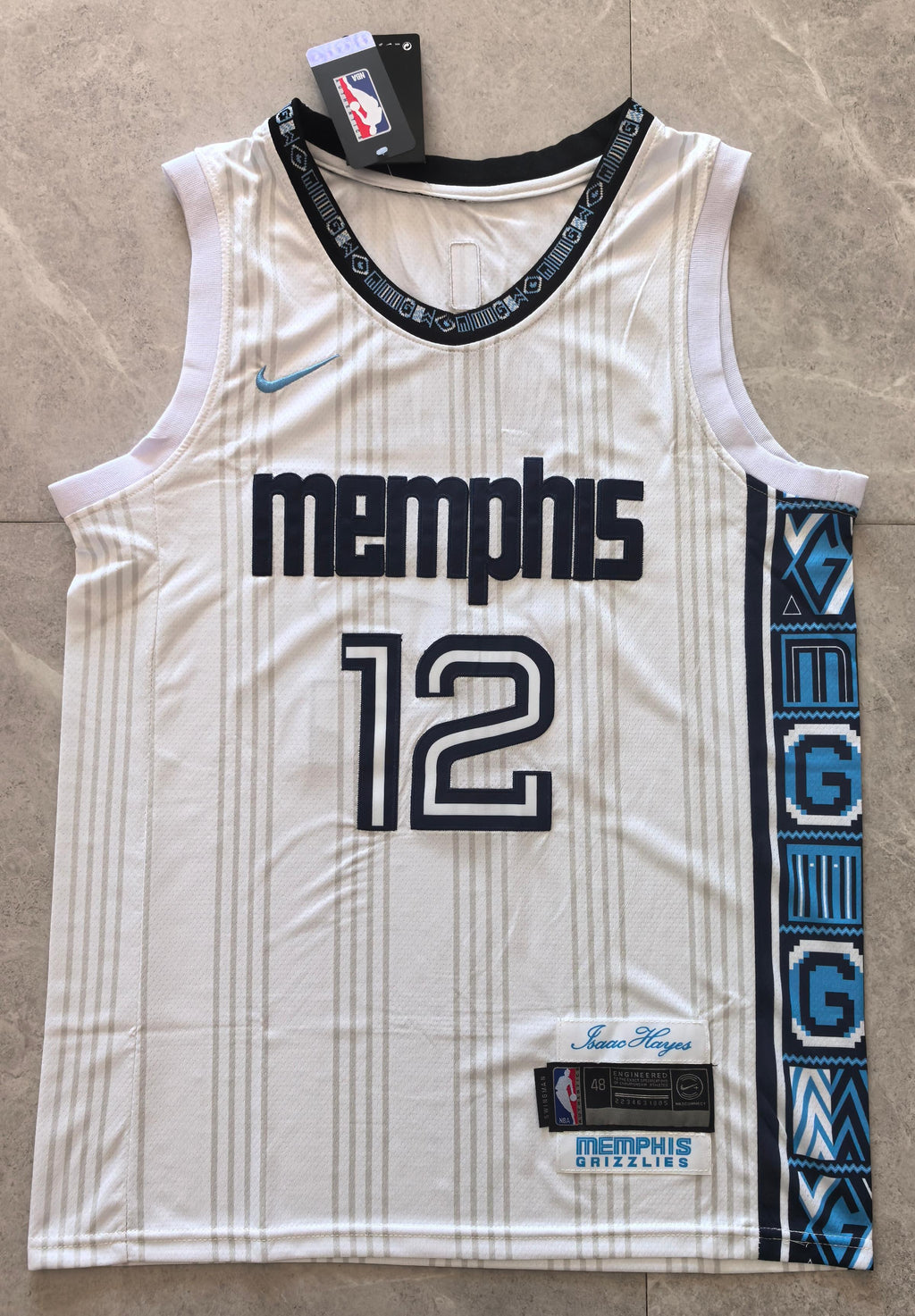 NBA Memphis Grizzlies #12 Ja Morant City Edition White Jersey