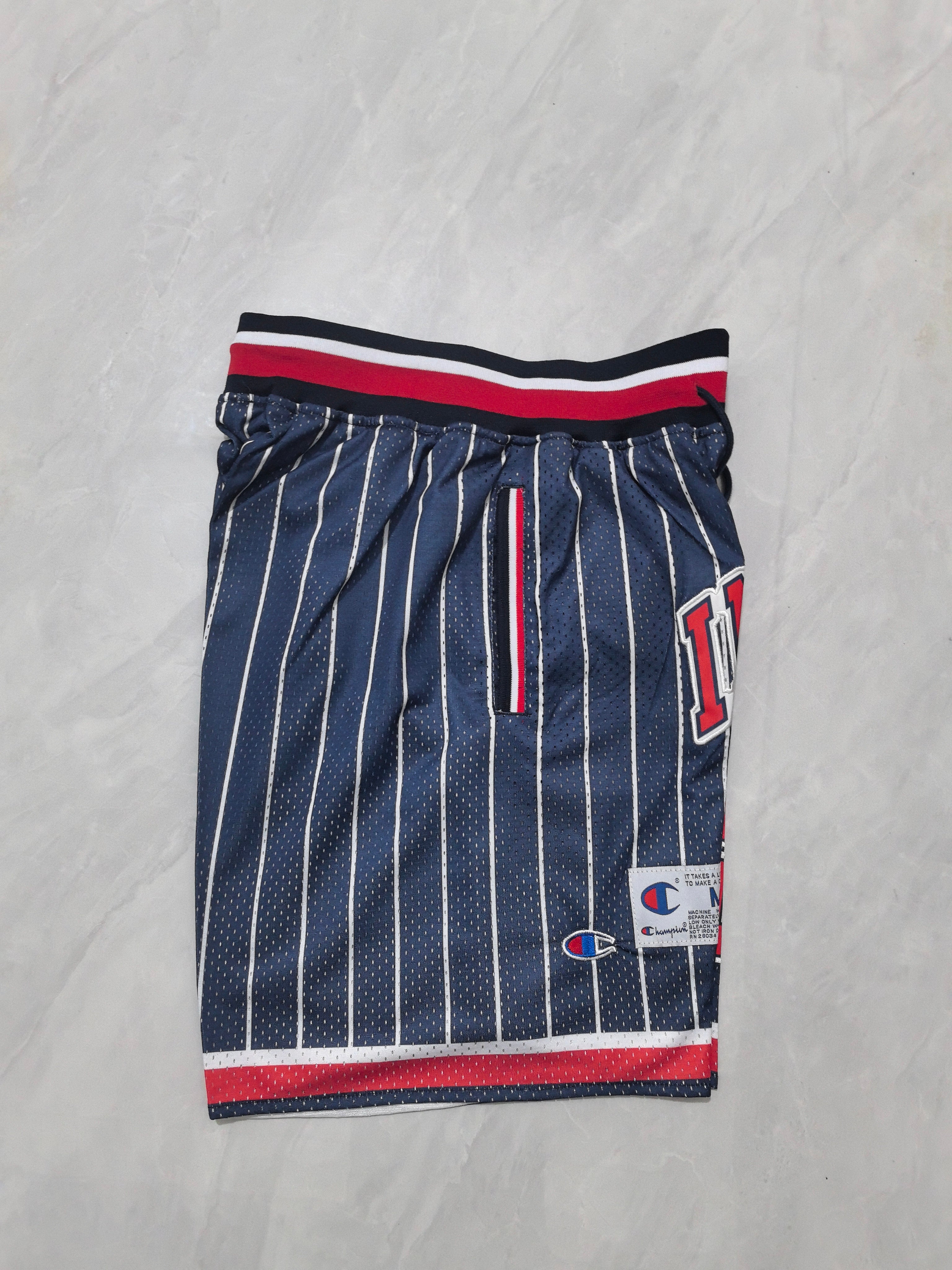 Champion MLB Retro Pinstripe Pocket Shorts #28 – Throwback Baseball Collection