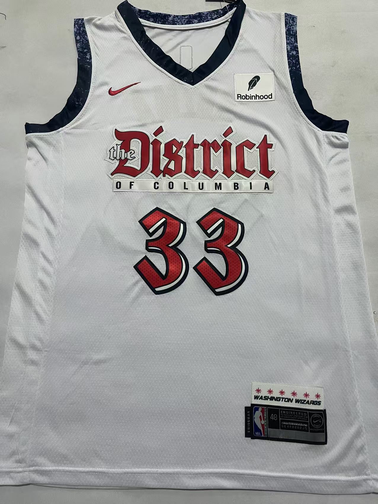 Washington Wizards #33 Kyle Kuzma Nike City Edition Jersey – 2025