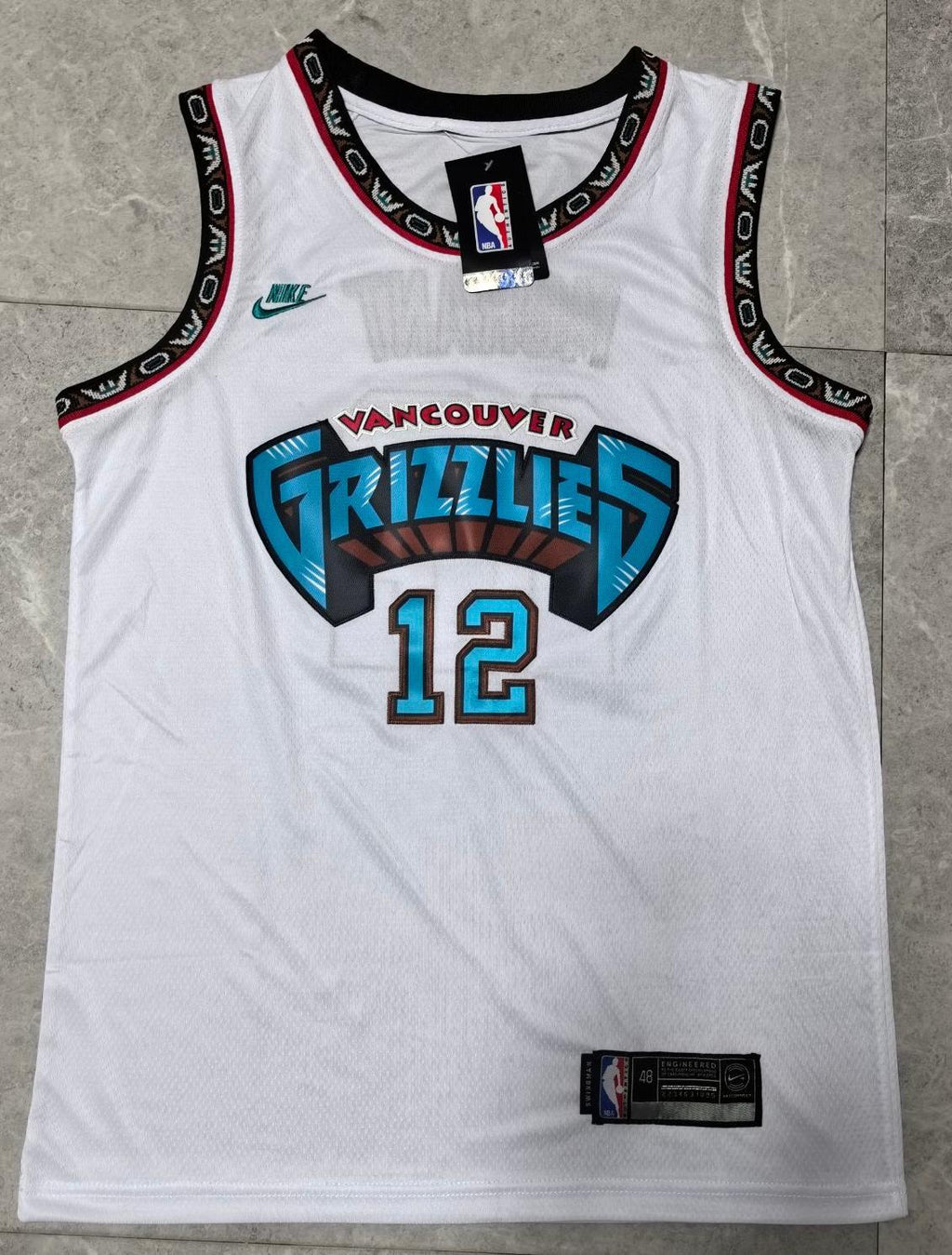 24-25 NBA Memphis Grizzlies #12 Ja Morant City Edition Retro White Jersey