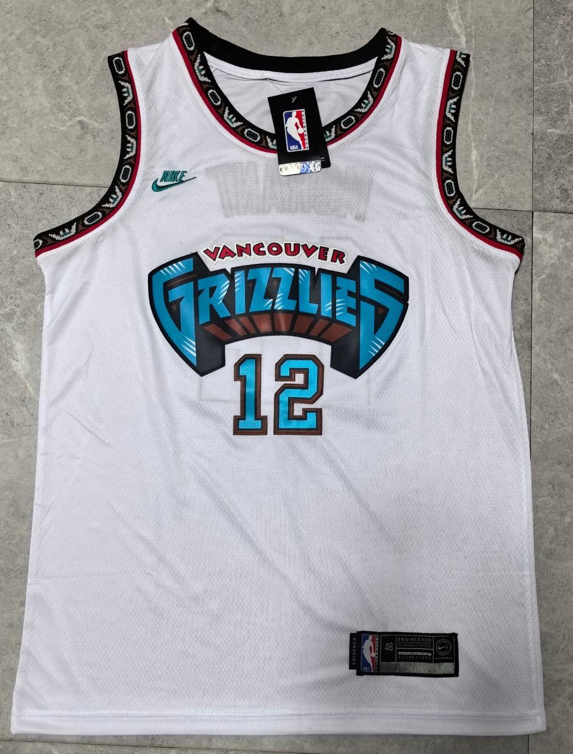 24-25 NBA Memphis Grizzlies #12 Ja Morant City Edition Retro White Jersey