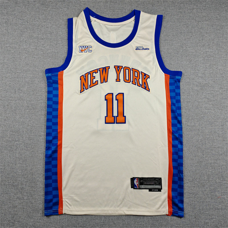 New York Knicks City Edition Cream Swingman Jersey