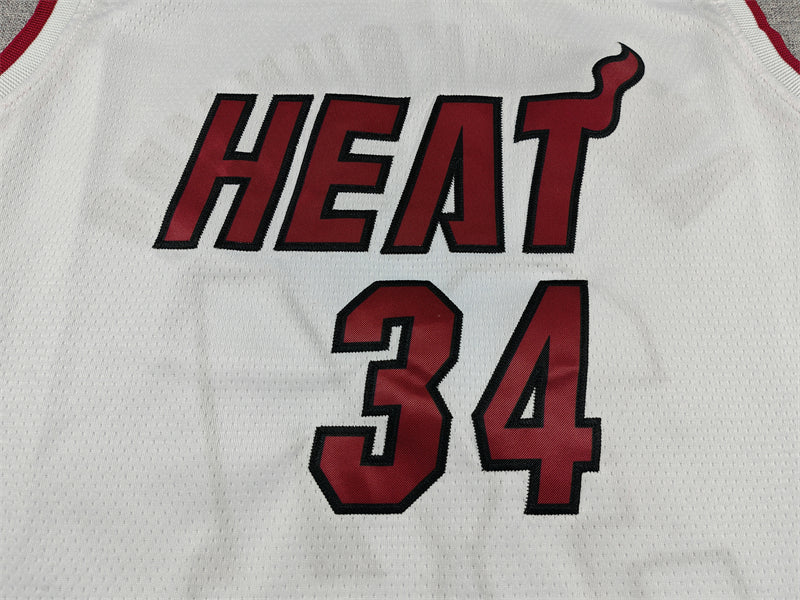 Heat #34 Association Edition White Jersey
