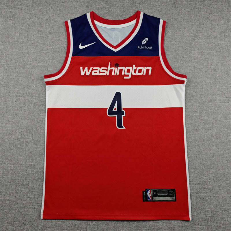 Wizards #4 Statement Edition Red Jersey