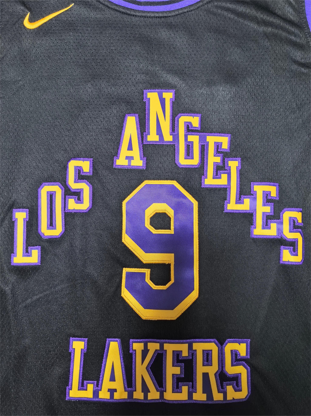 NBA Los Angeles Lakers #9 Bronny James City Edition Black Jersey