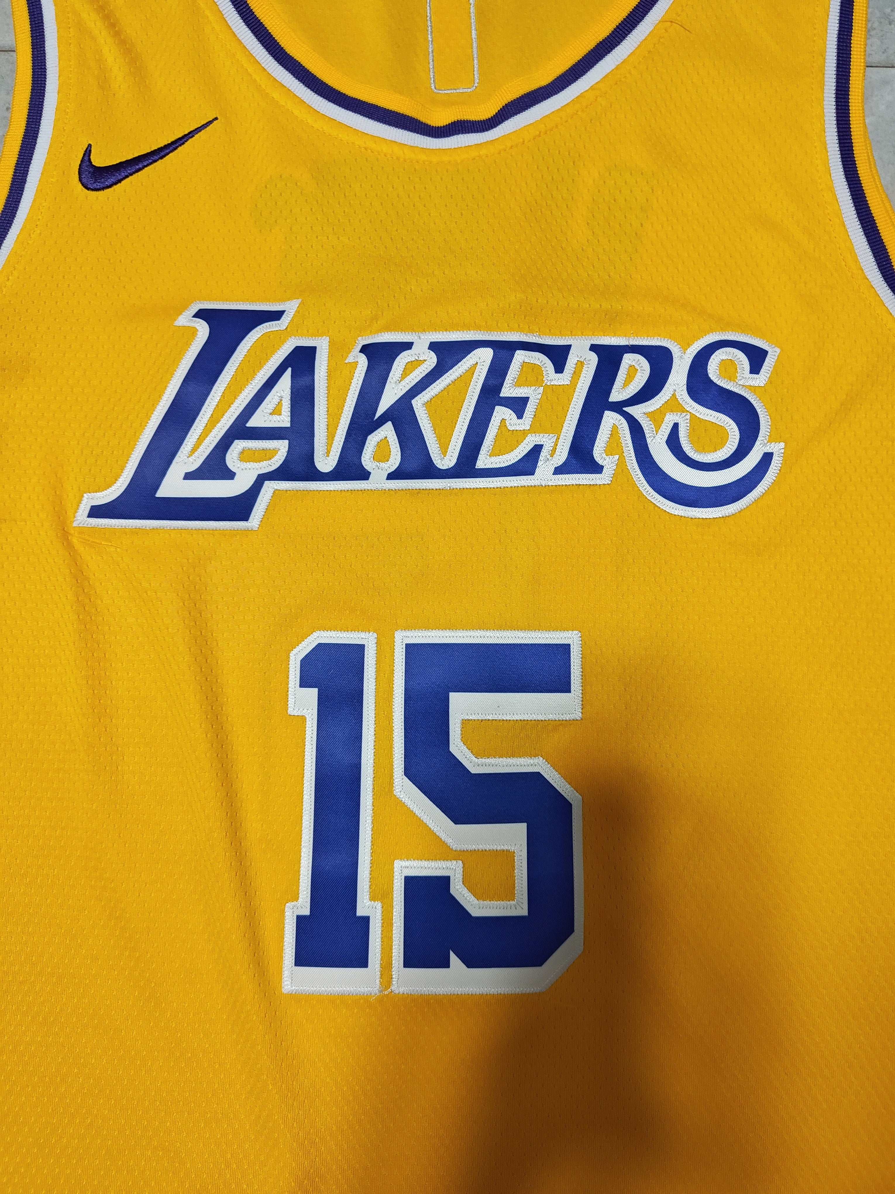 25-26 NBA Los Angeles Lakers #77 Luka Doncic Statement Edition Yellow Jersey