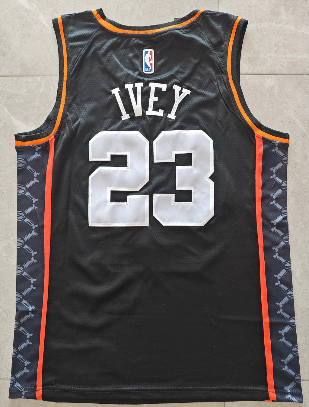 Nike Dri-FIT NBA Detroit Pistons #23 Jaden Ivey City Edition Swingman Jersey – Black