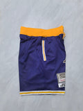 Los Angeles Lakers Retro Pocket Shorts – Purple Reign Edition