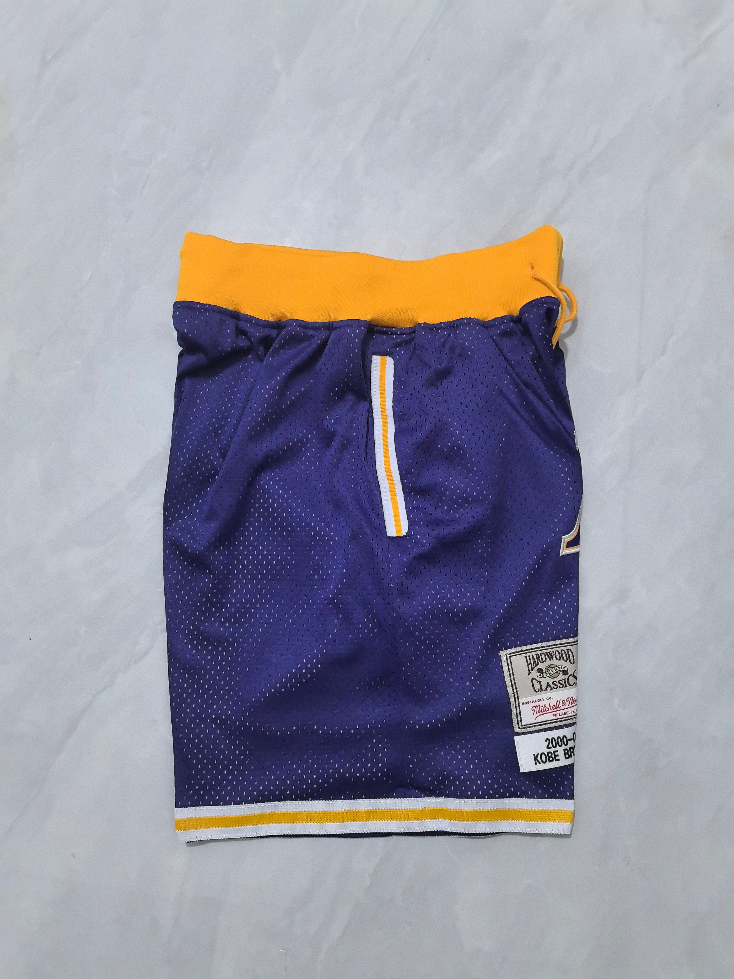 Los Angeles Lakers Retro Pocket Shorts – Purple Reign Edition