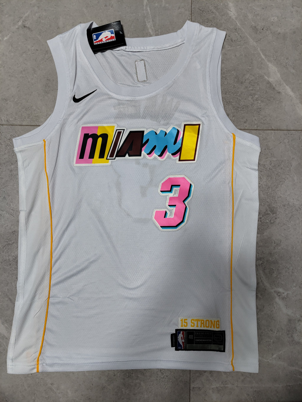 Miami Heat #3 Dwyane Wade City Edition White Swingman Jersey