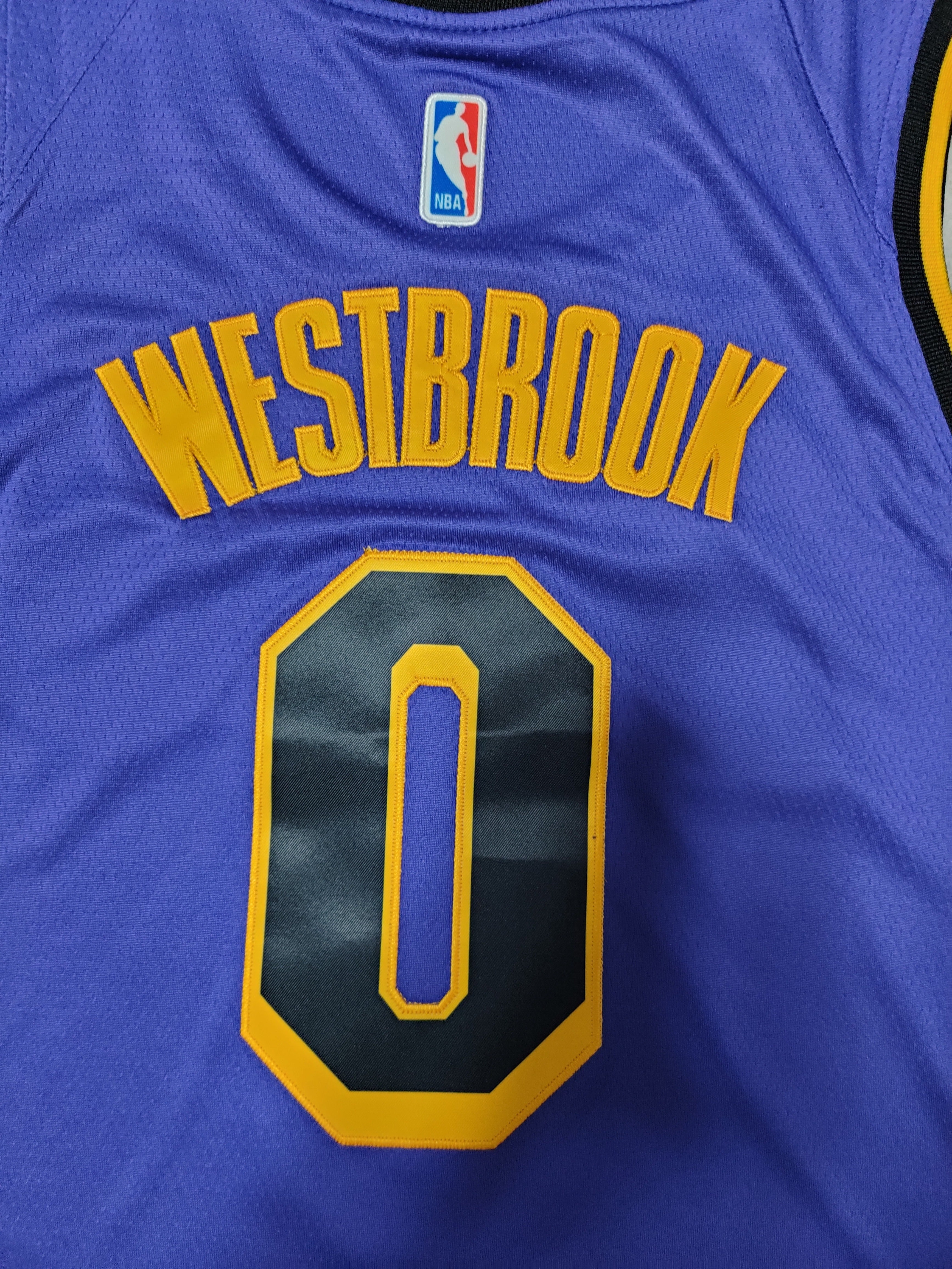 22-23 NBA Los Angeles Lakers #0 Russell Westbrook Purple Jersey