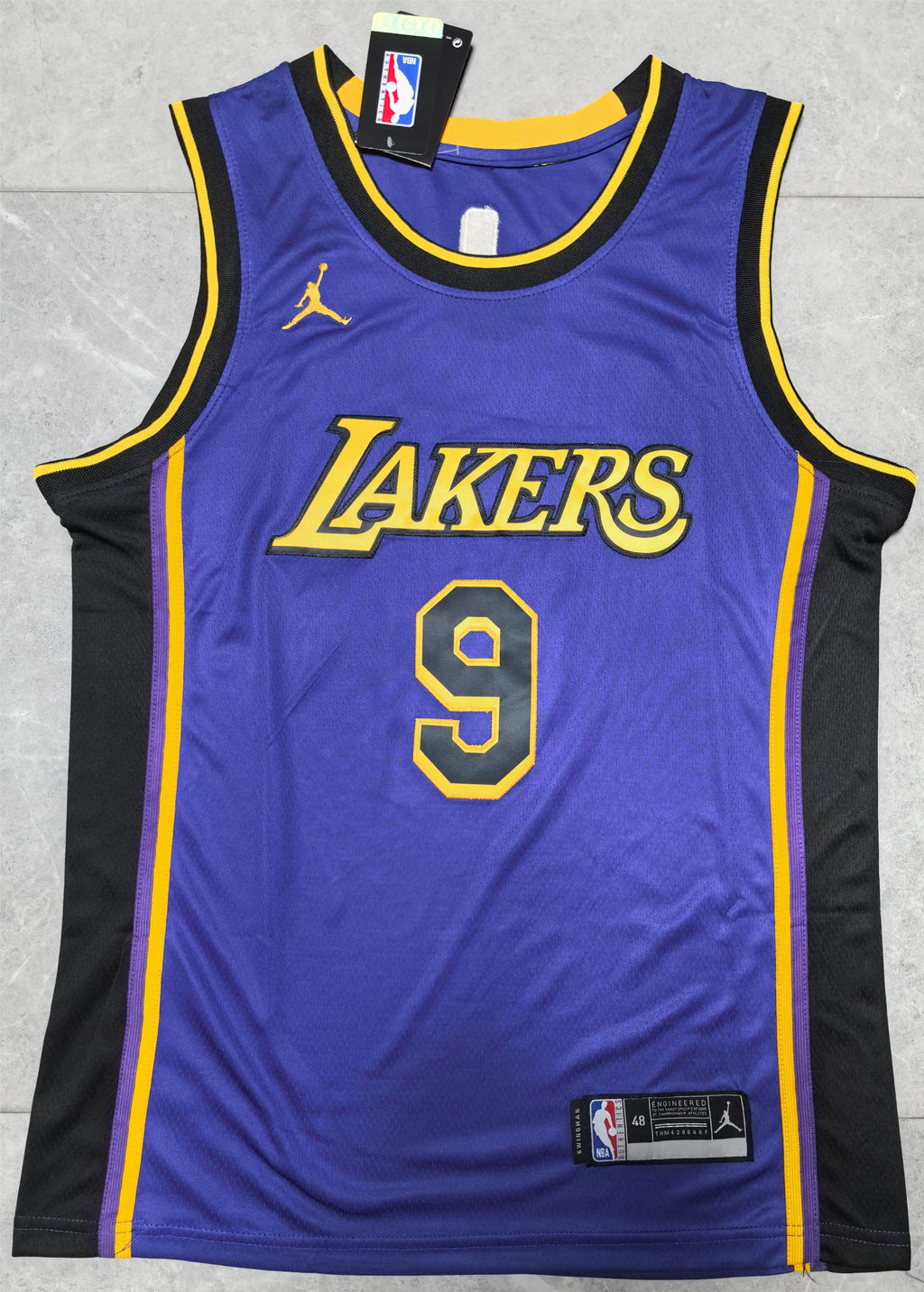 NBA Los Angeles Lakers #9 Bronny James Statement Edition Purple Jersey