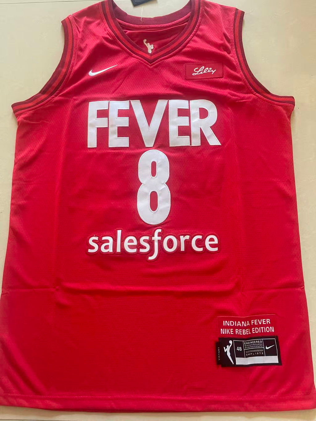 Indiana Fever Statement Edition Red Fan Jersey