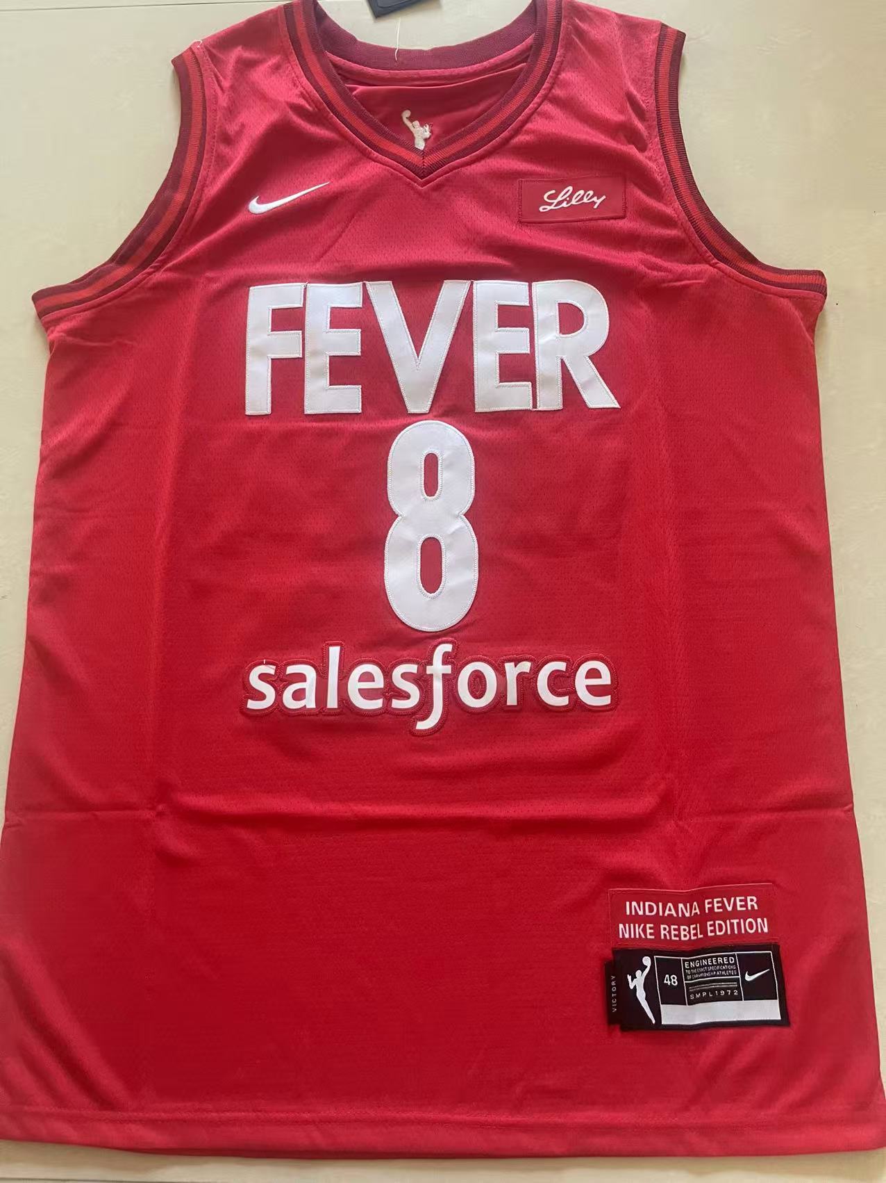 Indiana Fever Statement Edition Red Fan Jersey