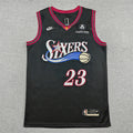 76ers #23 Statement Edition Black Jersey