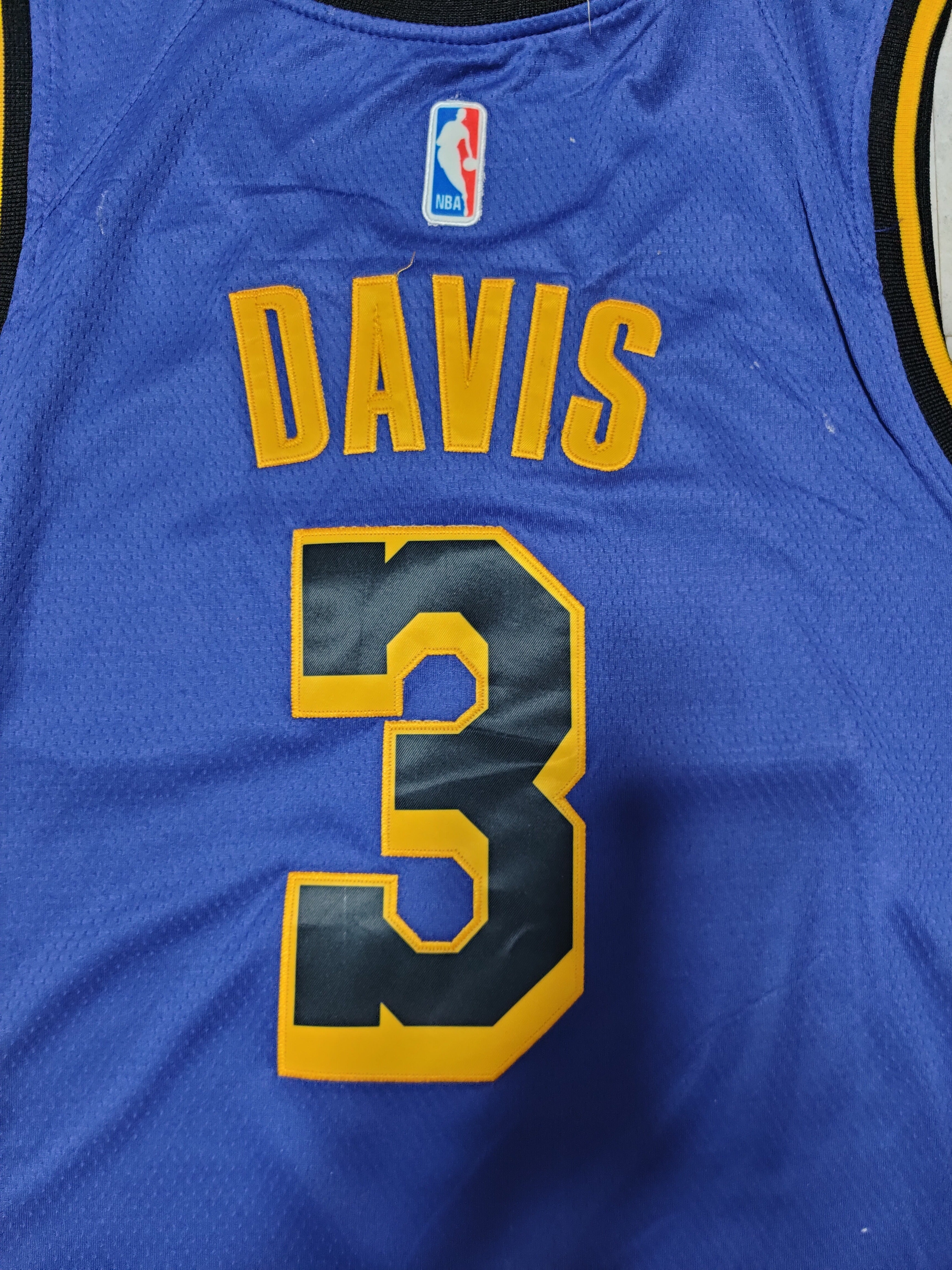 23-24 NBA Los Angeles Lakers #3 Anthony Davis NBA Finals Purple Jersey