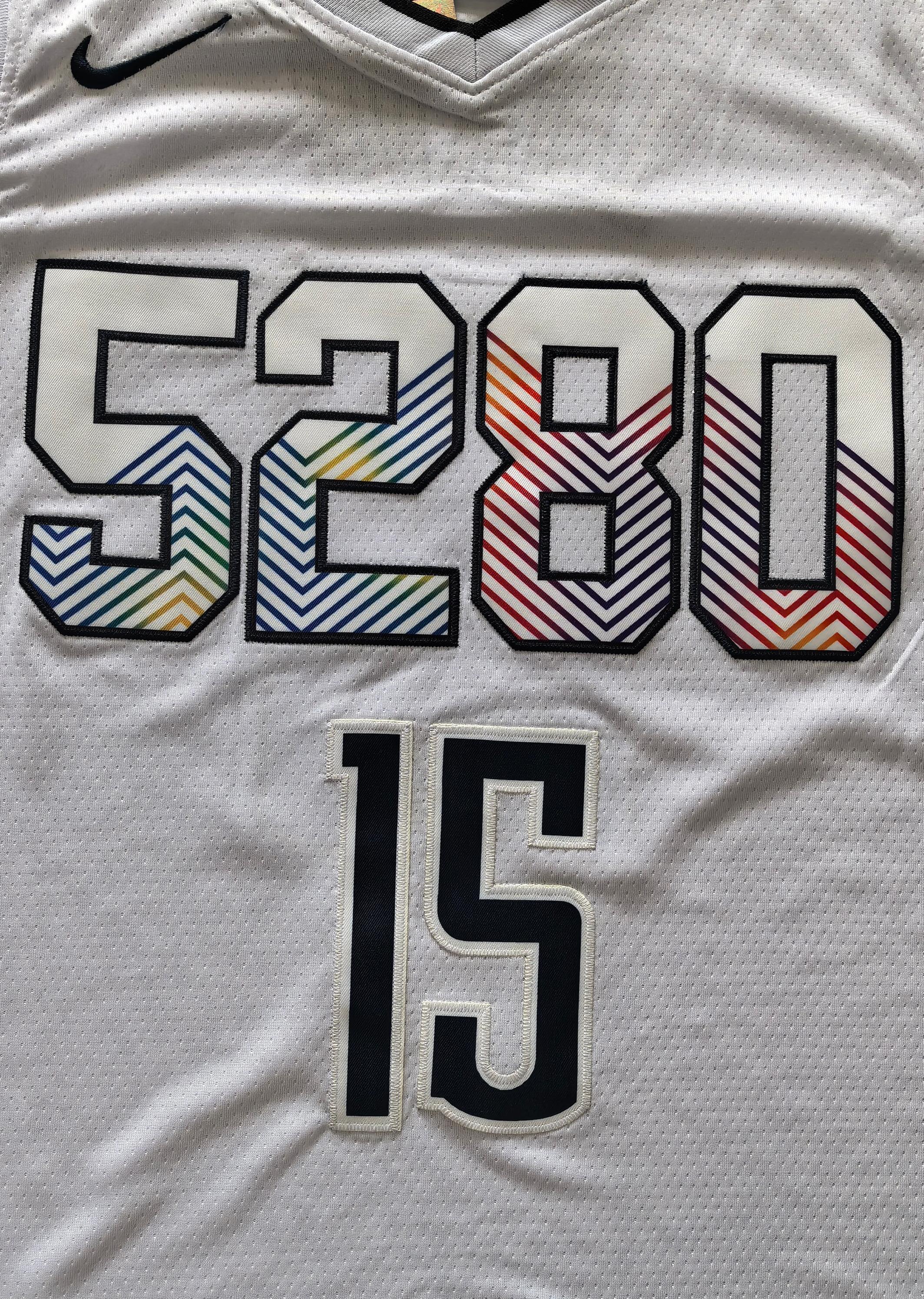 24-25 NBA Denver Nuggets #15 Nikola Jokic City Edition White Jersey