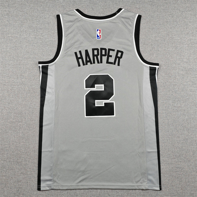 Spurs #2 Statement Edition Gray Jersey 2026