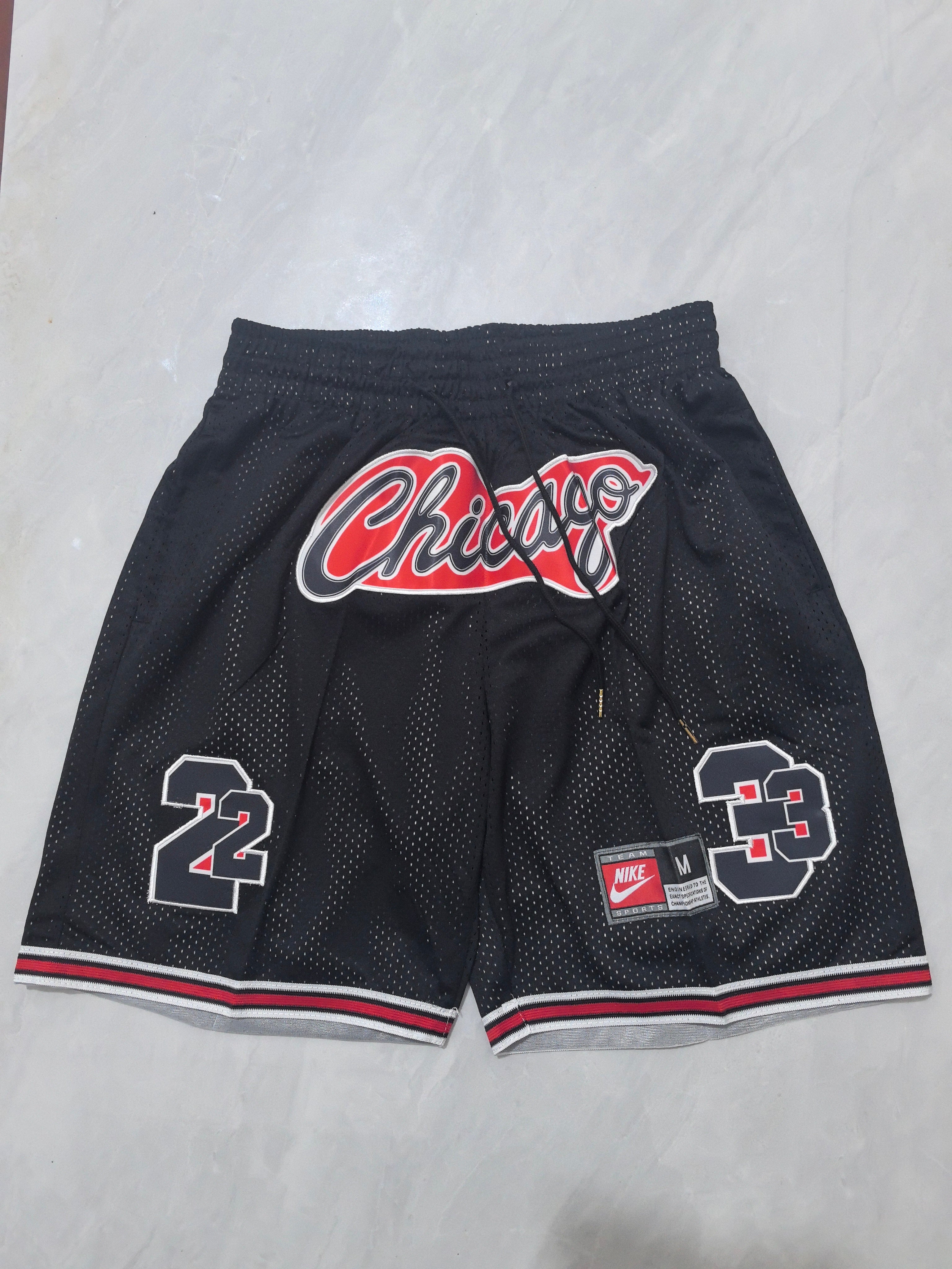 Bulls Hardwood Pocket Basketball Shorts
